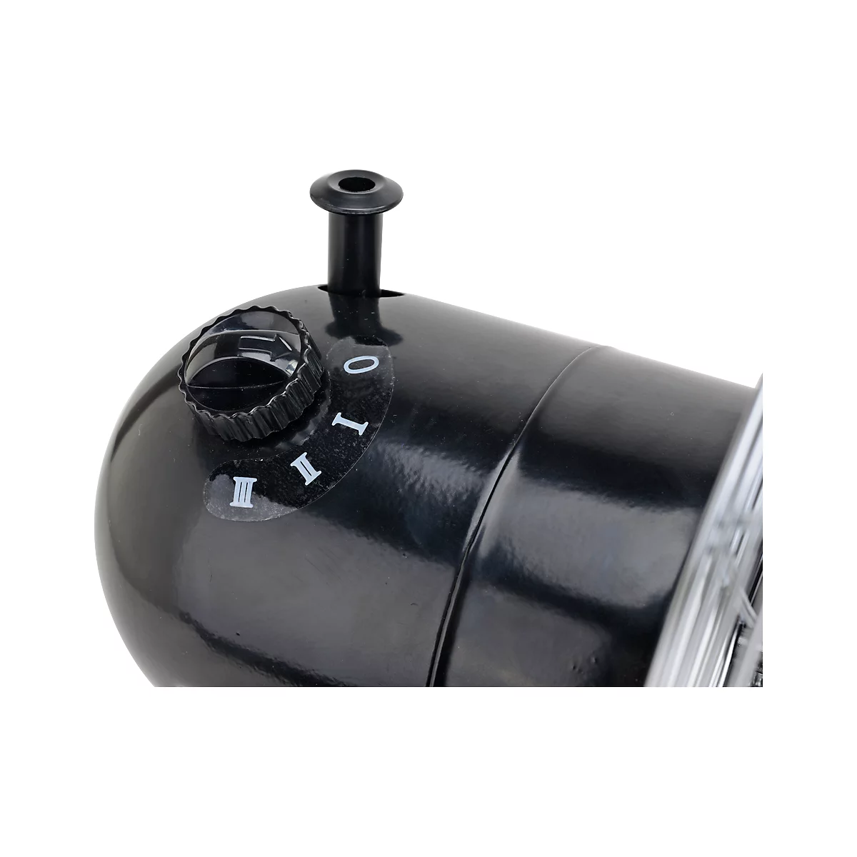 Standventilator Metal Black 16', 50 W, höhenverstellbar, schwenkbar, 3 Geschwindigkeiten