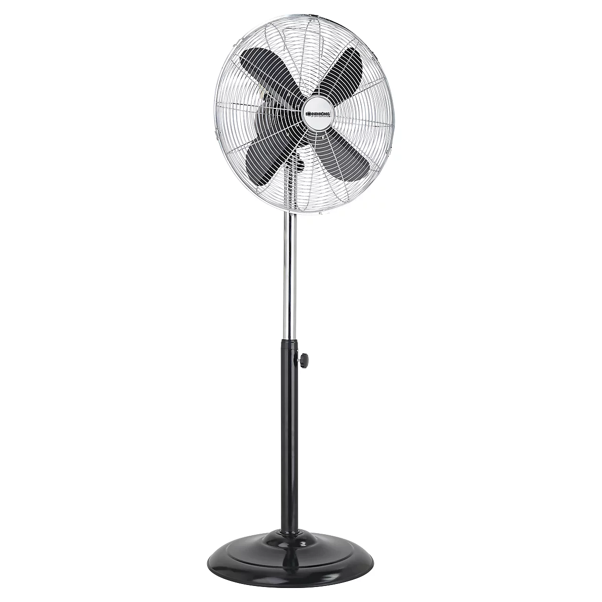 Standventilator Metal Black 16', 50 W, höhenverstellbar, schwenkbar, 3 Geschwindigkeiten