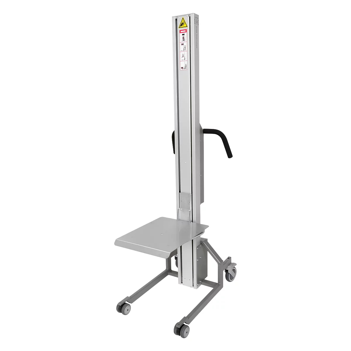 Stapelaar WP 130 EM X, draagvermogen 130 kg, zeer lange mast