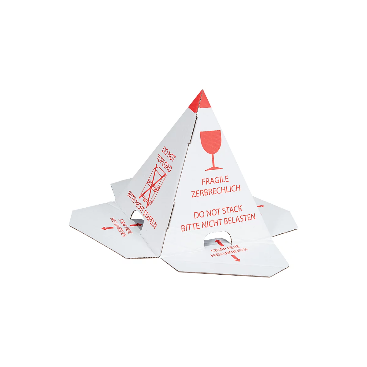 Stapelschutzpyramide, Palettenhütchen, selbstklebend, 25 Stück