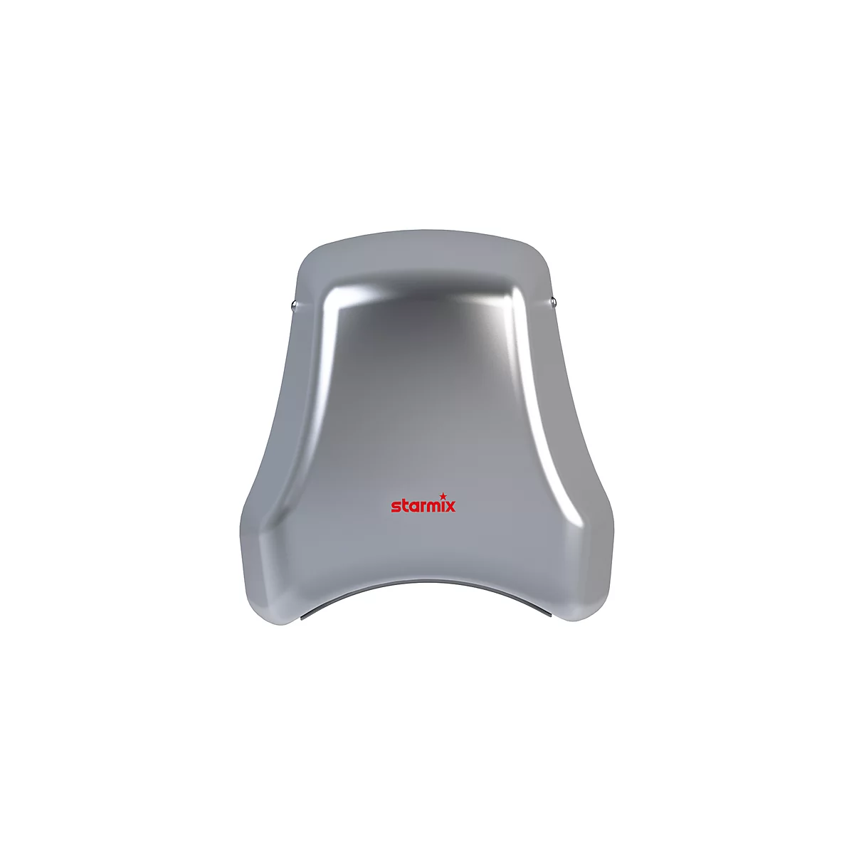 Starmix T-C1 M handdroger, netvoeding, infraroodschakelaar, 1550 W, 38 l/s, 345 km/u, roestvrij staal, grijs