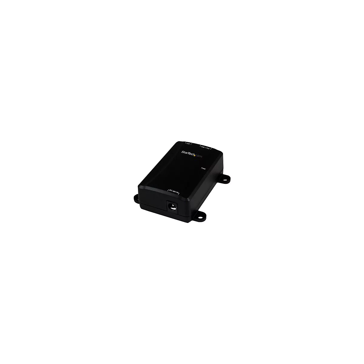 StarTech.com 1 Port Gigabit Power over Ethernet Injektor 48V / 30W - 802.3at / 802.3af - Wandmontierbar - High Power PoE Injector - Power Injector - 30 Watt