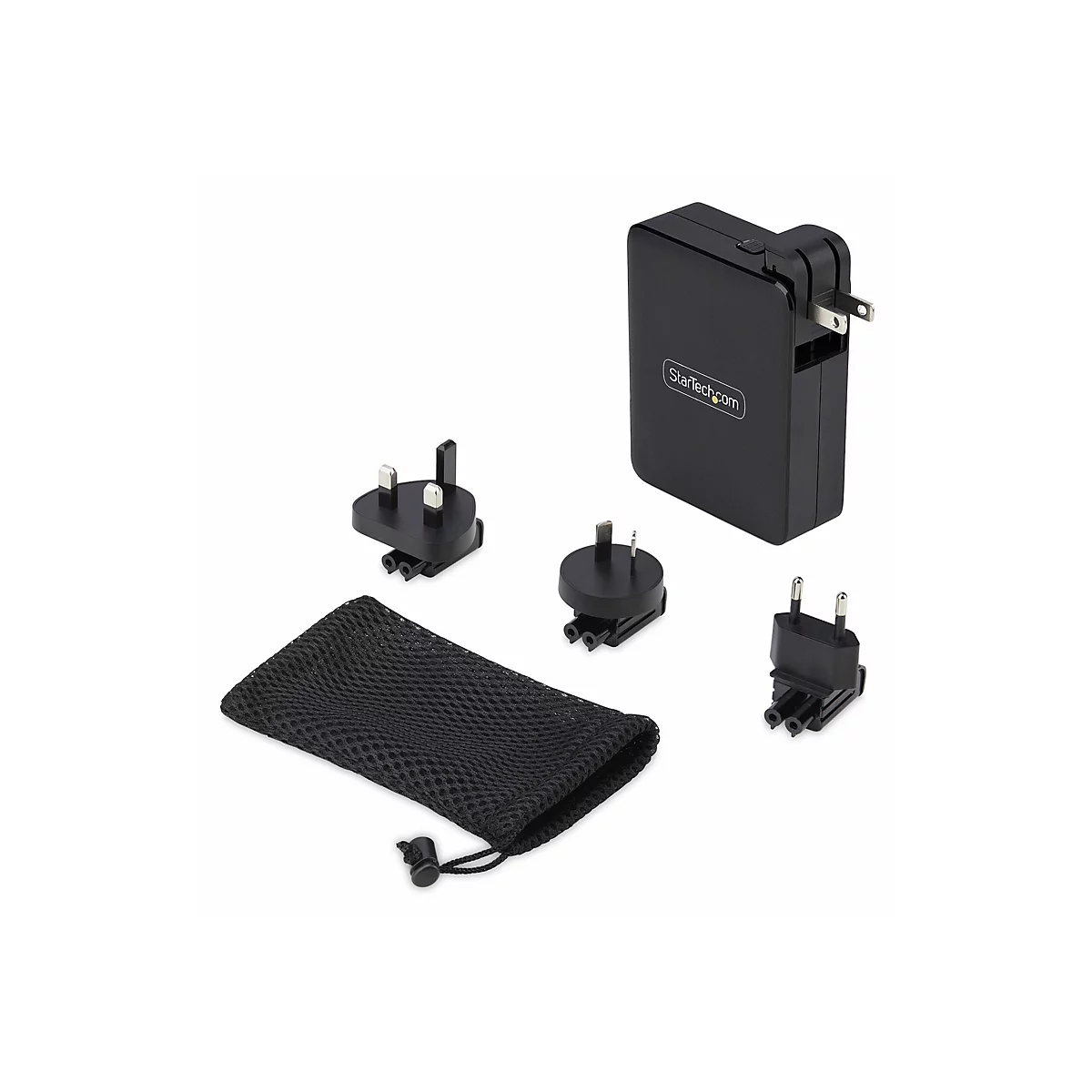 StarTech.com 140W USB-C Wall Charger, USB-C/USB-A, PD GaN Power Adapter - Netzteil - GaN-Technologie - 140 Watt - 5 A - Power Delivery 3.1