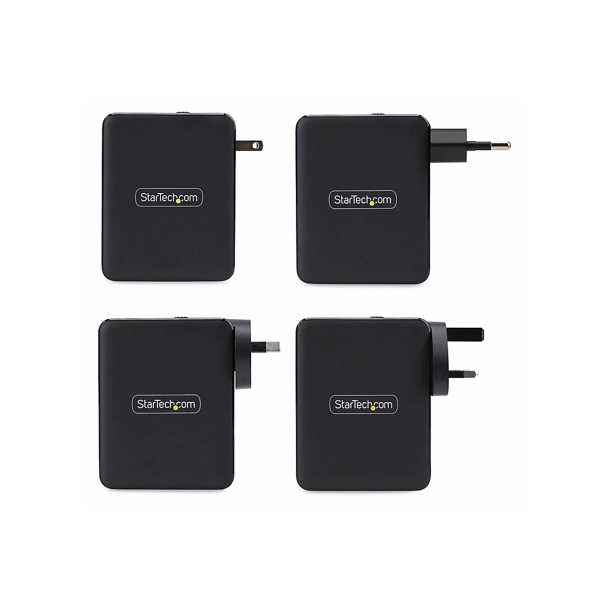 StarTech.com 140W USB-C Wall Charger, USB-C/USB-A, PD GaN Power Adapter - Netzteil - GaN-Technologie - 140 Watt - 5 A - Power Delivery 3.1