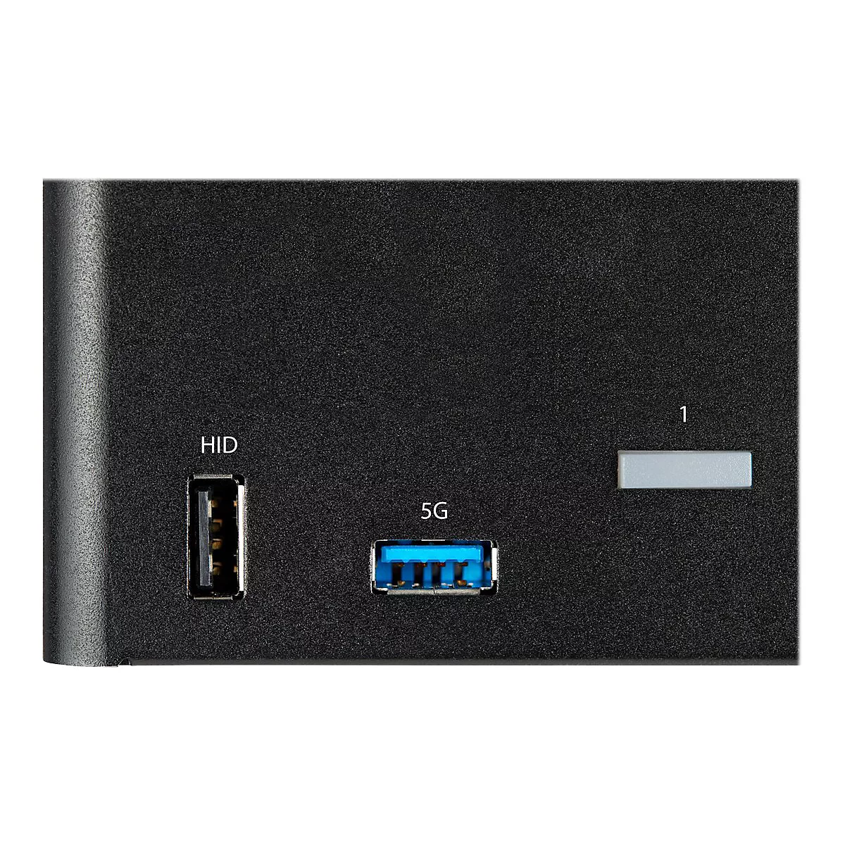 StarTech.com 2 Port DisplayPort KVM Switch - 4K 60 Hz UHD HDR - DP 1.2 KVM Umschalter mit USB 3.0 Hub mit 2 Anschlüssen (5 Gbit/s) und 4x USB 2.0 HID Anschlüssen, Audio - Hotkey - TAA (SV231TDPU34K) - KVM-/Audio-Switch - 2 Anschlüsse - TAA-konform