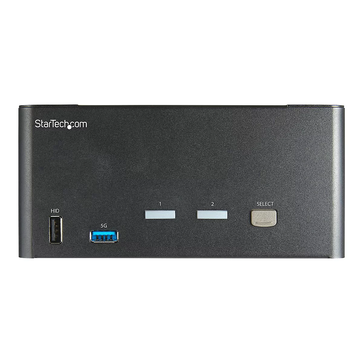 StarTech.com 2 Port DisplayPort KVM Switch - 4K 60 Hz UHD HDR - DP 1.2 KVM Umschalter mit USB 3.0 Hub mit 2 Anschlüssen (5 Gbit/s) und 4x USB 2.0 HID Anschlüssen, Audio - Hotkey - TAA (SV231TDPU34K) - KVM-/Audio-Switch - 2 Anschlüsse - TAA-konform