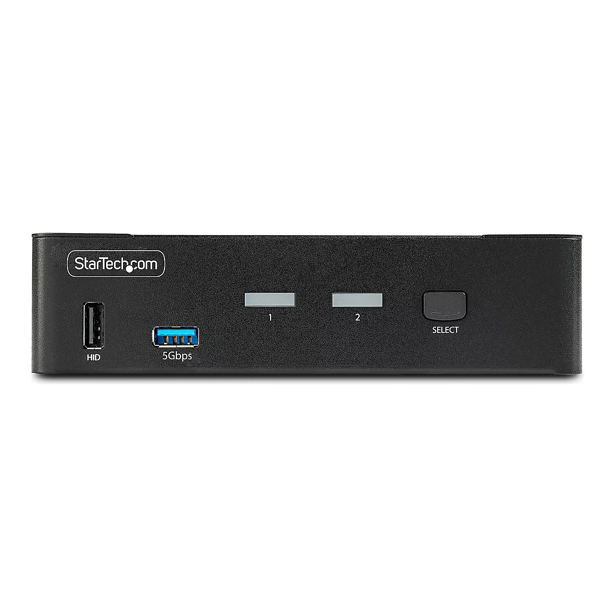 StarTech.com 2-Port DisplayPort KVM Switch, 8K 60Hz / 4K 144Hz, Single Display, DP 1.4, 2x USB 3.0 Ports, 4x USB 2.0 HID Ports, Push-Button & Hotkey Switching, TAA Compliant - OS Independent, Metal Housing (D86A2-2-PORT-8K-KVM) - KVM-/Audio-/USB-S...