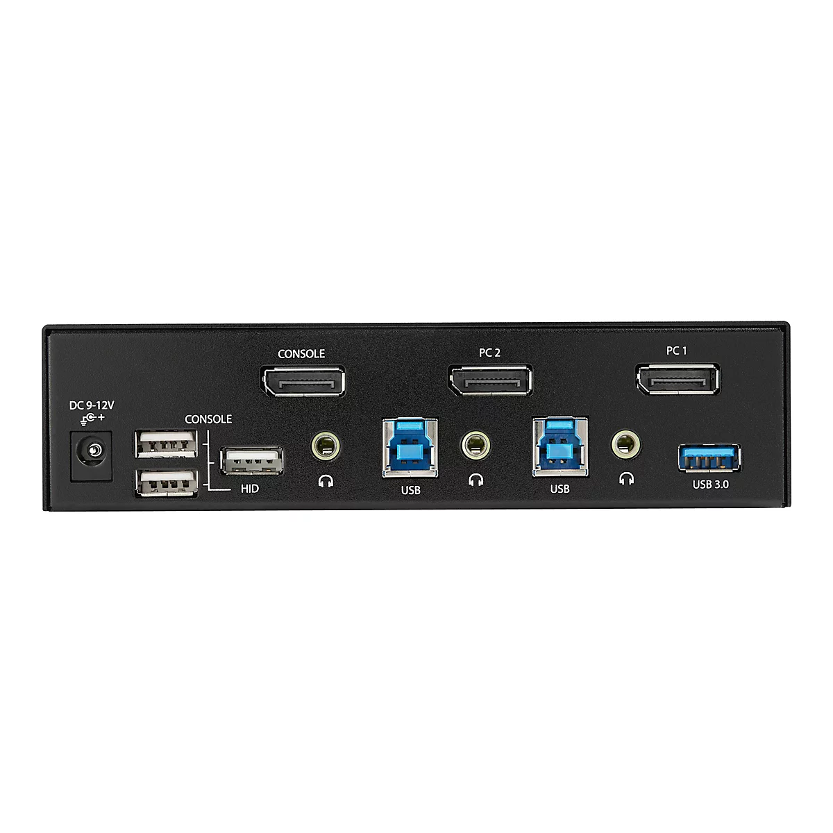 StarTech.com 2 Port DisplayPort KVM Switch mit USB 3.0 - 4K 60Hz - DisplayPort 1.2 KVM - TAA konform - KVM-/Audio-/USB-Switch - 2 Anschlüsse - TAA-konform