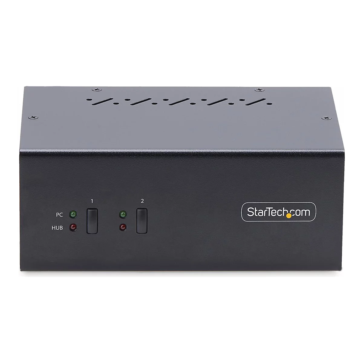 StarTech.com 2-Port Dual-Monitor DisplayPort KVM Switch, 4K 60Hz, 2x USB 5Gbps Hub Ports, 2x USB 2.0 HID Ports, Hotkey and Push-Button Switching, TAA Compliant - ESD Level 3 Protection (P2DD46A2-KVM-SWITCH) - KVM-/Audio-/USB-Switch - 2 x KVM/Audio...