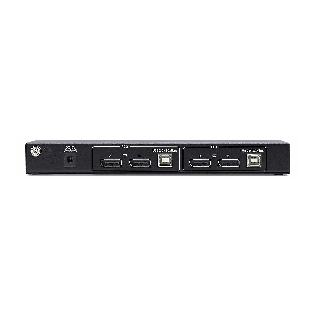 StarTech.com 2-Port Dual-Monitor DP KVM Switch w/Video Matrix, 4K 60Hz - KVM-/Audio-/USB-Switch - 2 x KVM/Audio/USB - 1 lokaler Benutzer - Desktop - TAA-konform