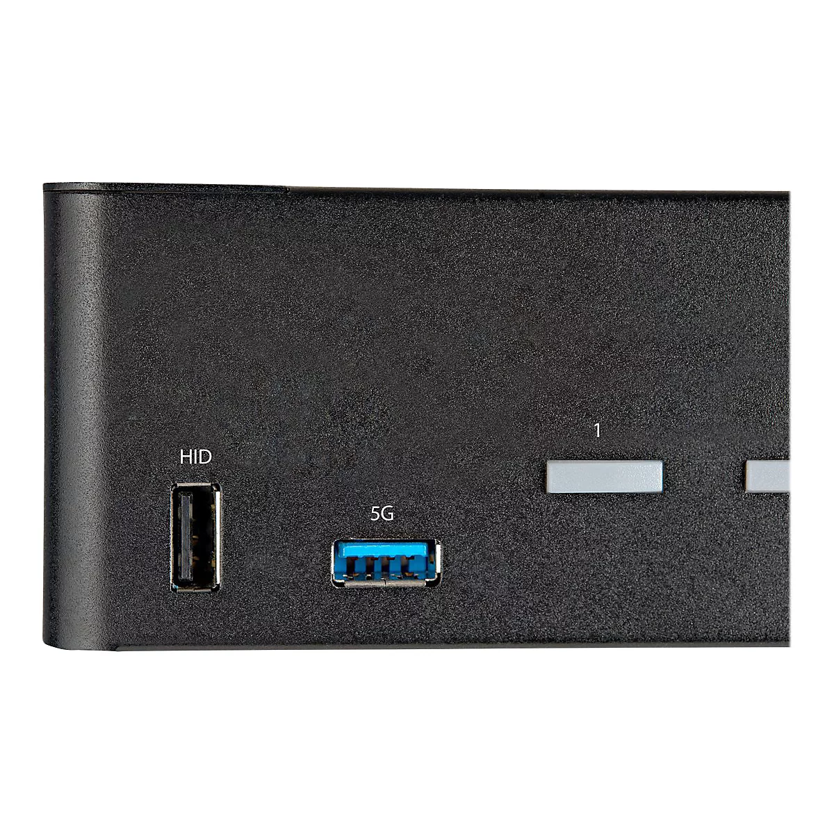 StarTech.com 2-Port Dual Monitor HDMI KVM-Switch - 4K 60Hz UHD HDR - Desktop 4K HDMI 2.0 KVM-Switch mit 2-Port USB 3.0 Hub (5 Gbit/s) und 4x USB 2.0 HID, Audio - Hotkey-Switching - TAA (SV231DHU34K6) - KVM-/Audio-Switch