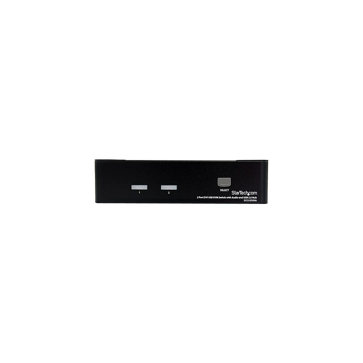 StarTech.com 2 Port DVI USB KVM Switch mit Audio und USB 2.0 Hub - 2-fach Dual DVI-I USB Umschalter - KVM-/Audio-/USB-Switch - 2 Anschlüsse
