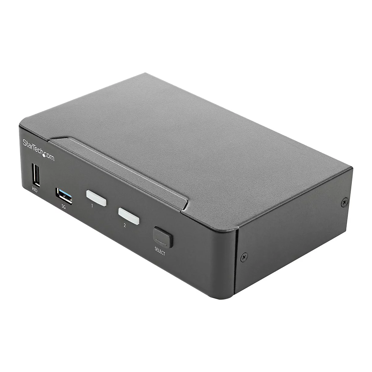StarTech.com 2 Port HDMI KVM-Switch - Einzelmonitor 4K 60Hz Ultra HD HDR - HDMI 2.0 KVM Umschalter mit 2 Port USB-3.0-Hub (5 Gbit/s) und 4x USB 2.0-HID, Audio - Hotkey - TAA (SV231HU34K6) - KVM-/Audio-Switch - 2 Anschlüsse - an Rack montierbar - T...