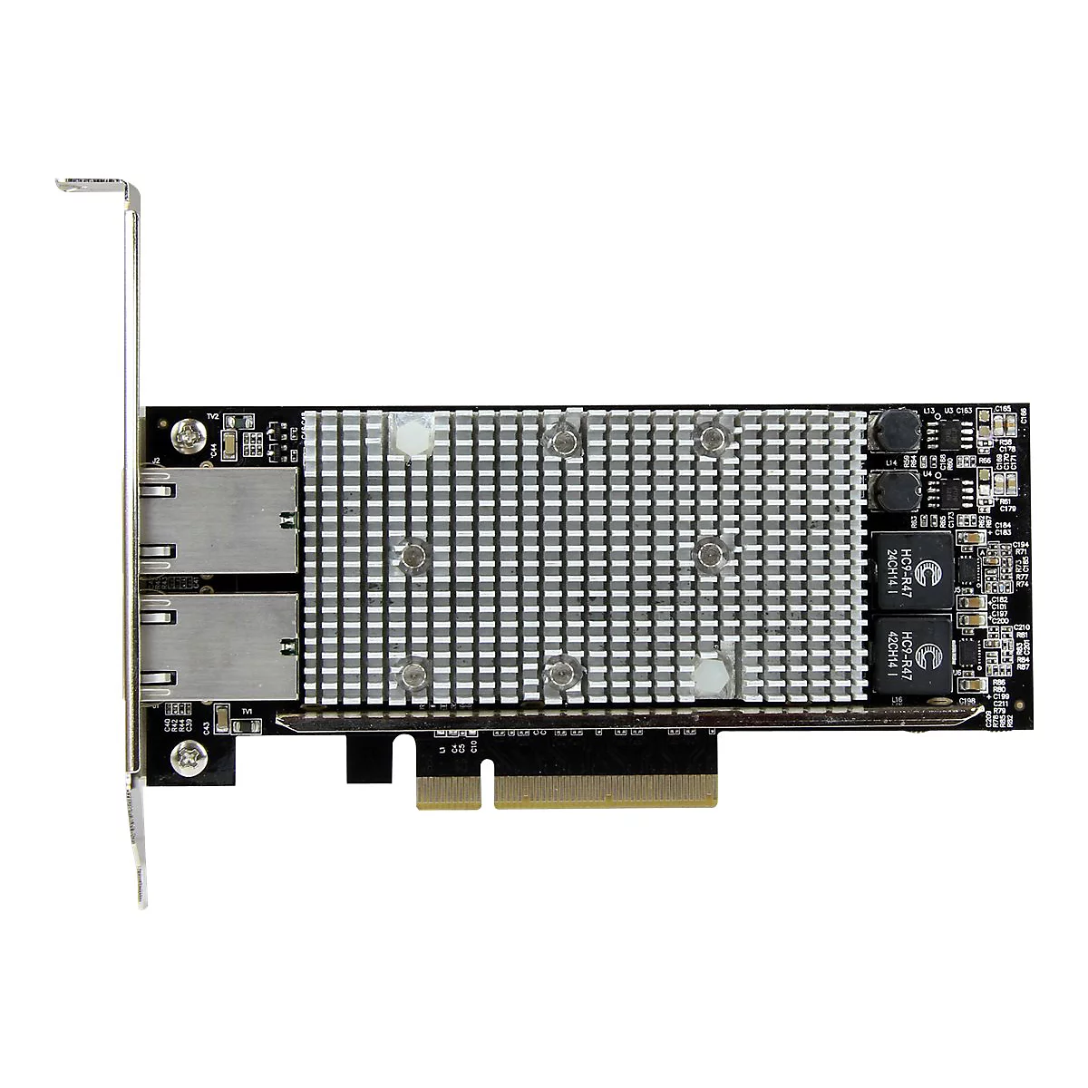 StarTech.com 2 Port PCI Express 10GBase-T Ethernet Netzwerkkarte - 10GbE Ethernet Adapter mit Intel X540 Chip - Netzwerkadapter - PCIe 2.0 x8 - 10Gb Ethernet x 2
