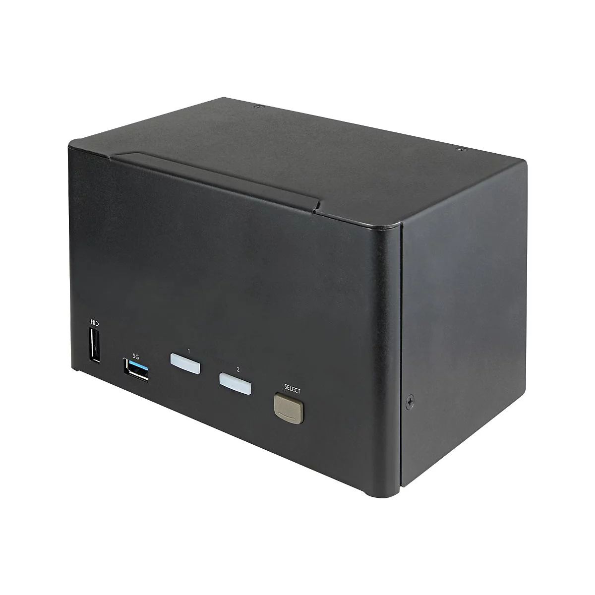 StarTech.com 2 Port Quad Monitor DisplayPort KVM Switch - 4K 60 Hz UHDR - DP 1.2 KVM Switch mit USB 3.0 Hub mit 2x USB 3.0(5 Gbit/s) und 4x USB 2.0 HID Anschlüssen, Audio - Hotkey - TAA (SV231QDPU34K) - KVM-/Audio-Switch