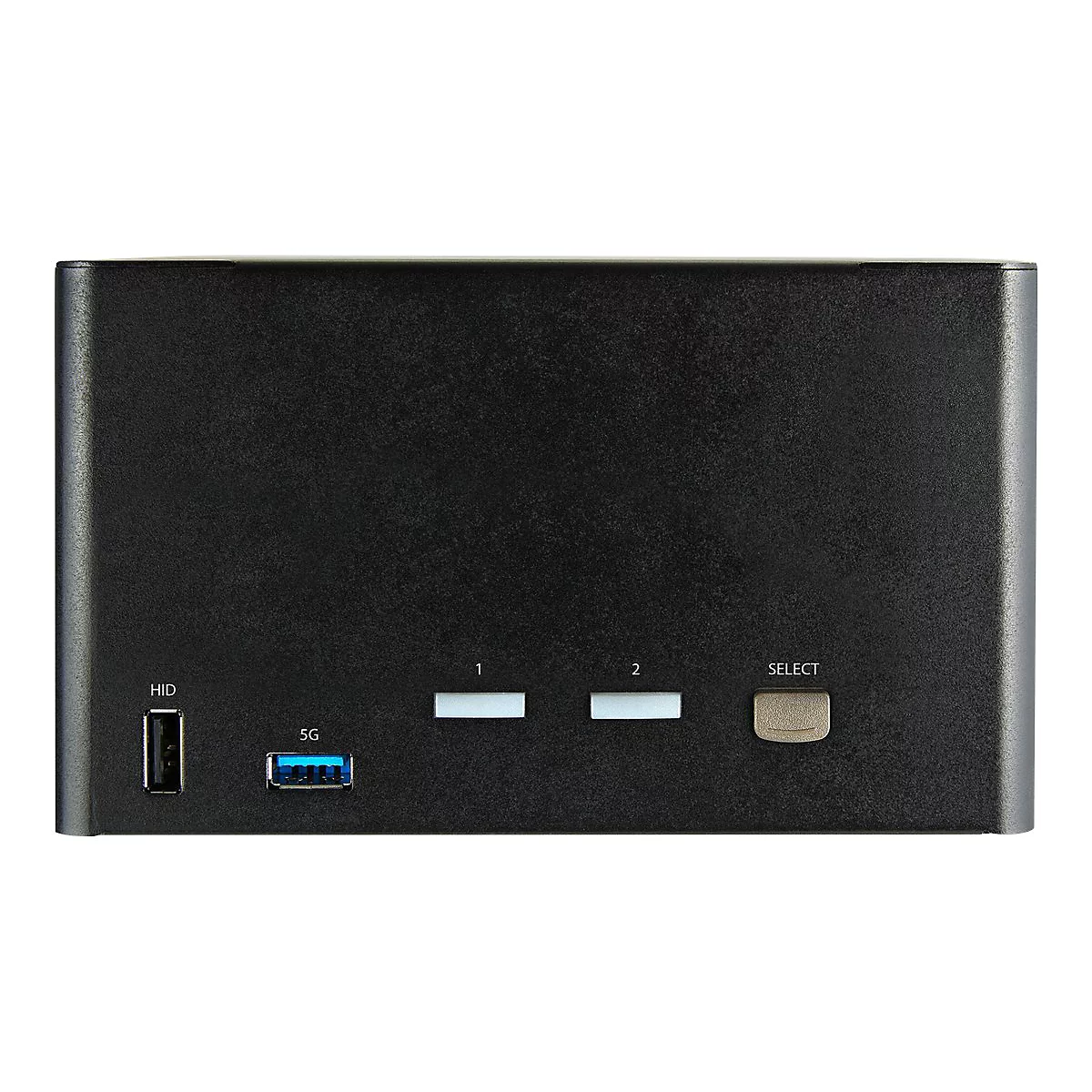 StarTech.com 2 Port Quad Monitor DisplayPort KVM Switch - 4K 60 Hz UHDR - DP 1.2 KVM Switch mit USB 3.0 Hub mit 2x USB 3.0(5 Gbit/s) und 4x USB 2.0 HID Anschlüssen, Audio - Hotkey - TAA (SV231QDPU34K) - KVM-/Audio-Switch