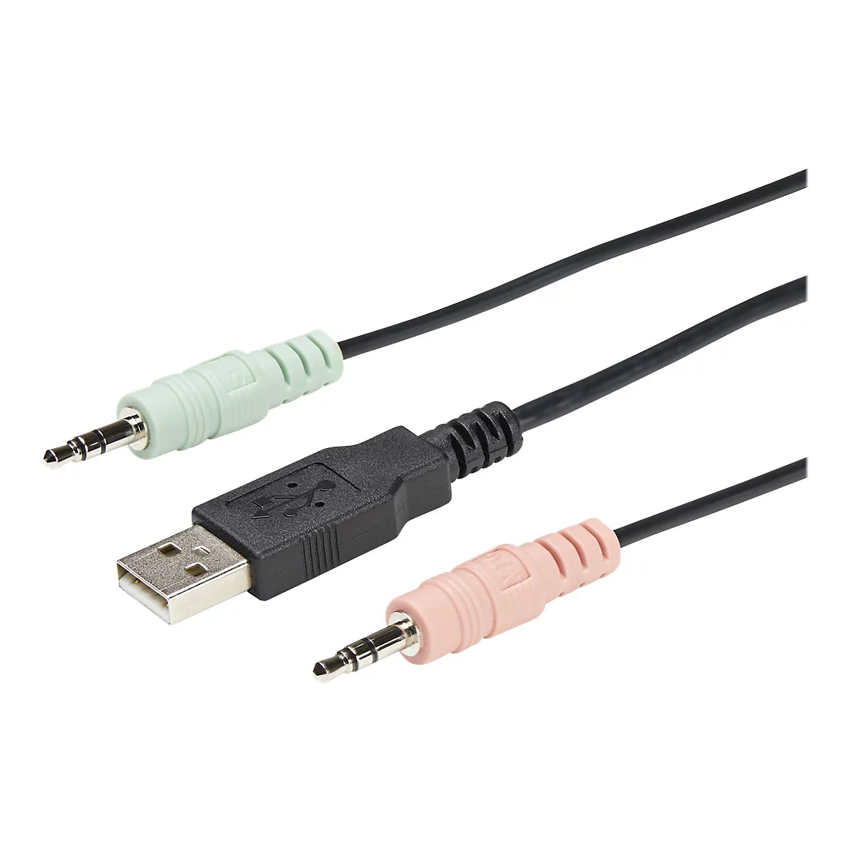 StarTech.com 2-Port USB DisplayPort KVM Switch - 4K 60 Hz - UHD DP 1.2 USB-KVM Umschalter mit 1,2 m Kabel & Audio - Bus-powered & remote switching - OS unabhängig - MacBook ThinkPad (SV211DPUA4K) - KVM-/Audio-Switch - 2 Anschlüsse