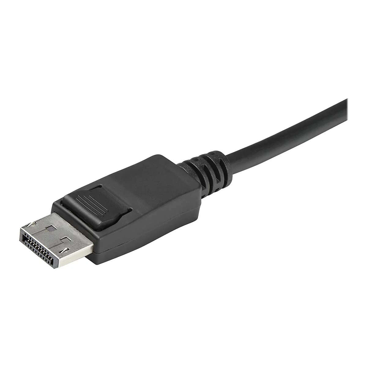 StarTech.com 2-Port USB DisplayPort KVM Switch - 4K 60 Hz - UHD DP 1.2 USB-KVM Umschalter mit 1,2 m Kabel & Audio - Bus-powered & remote switching - OS unabhängig - MacBook ThinkPad (SV211DPUA4K) - KVM-/Audio-Switch - 2 Anschlüsse