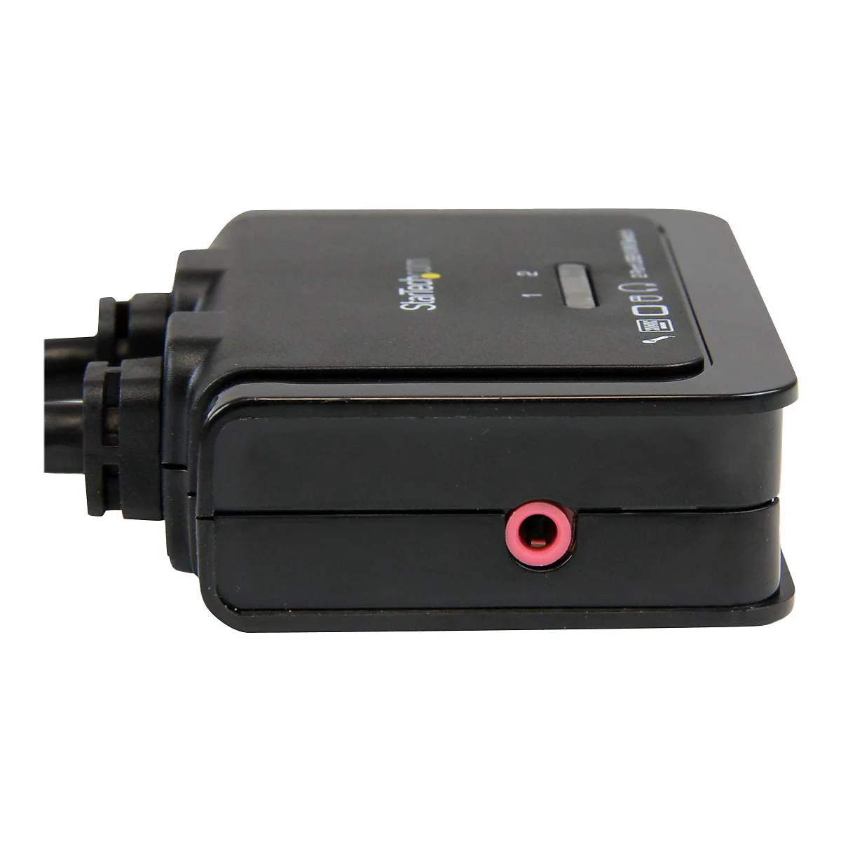 StarTech.com 2 Port USB HDMI KVM Switch mit Audio und Fernschalter - Desktop Umschalter USB Powered - 1920x1200 - KVM-/Audio-Switch - 2 Anschlüsse