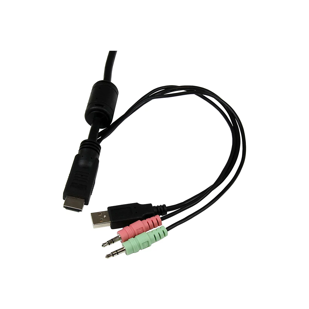 StarTech.com 2 Port USB HDMI KVM Switch mit Audio und Fernschalter - Desktop Umschalter USB Powered - 1920x1200 - KVM-/Audio-Switch - 2 Anschlüsse
