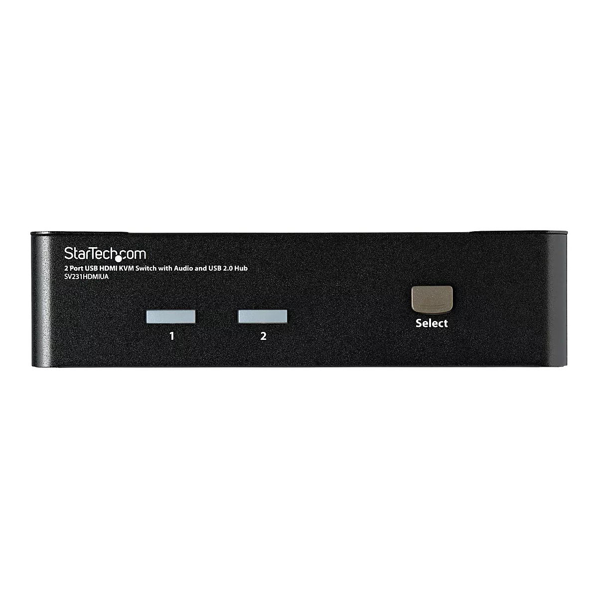 StarTech.com 2 Port USB HDMI KVM Switch / Umschalter mit Audio und USB 2.0 Hub - KVM-/Audio-/USB-Switch - 2 Anschlüsse