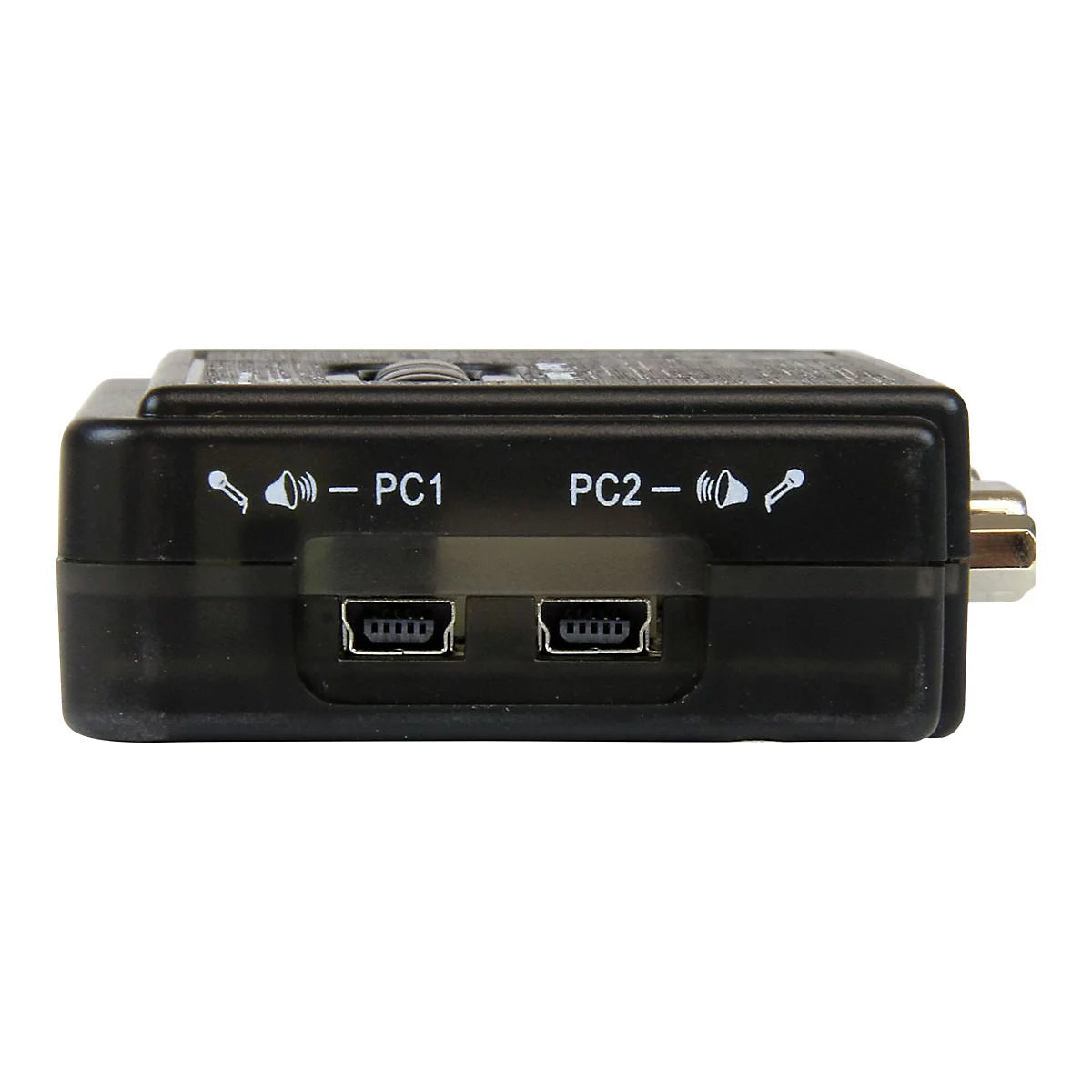 StarTech.com 2 Port USB KVM Switch Kit mit Audio und Kabeln - 2-fach USB VGA Desktop Umschalter inkl. Kabel - KVM-/Audio-Switch - 2 Anschlüsse