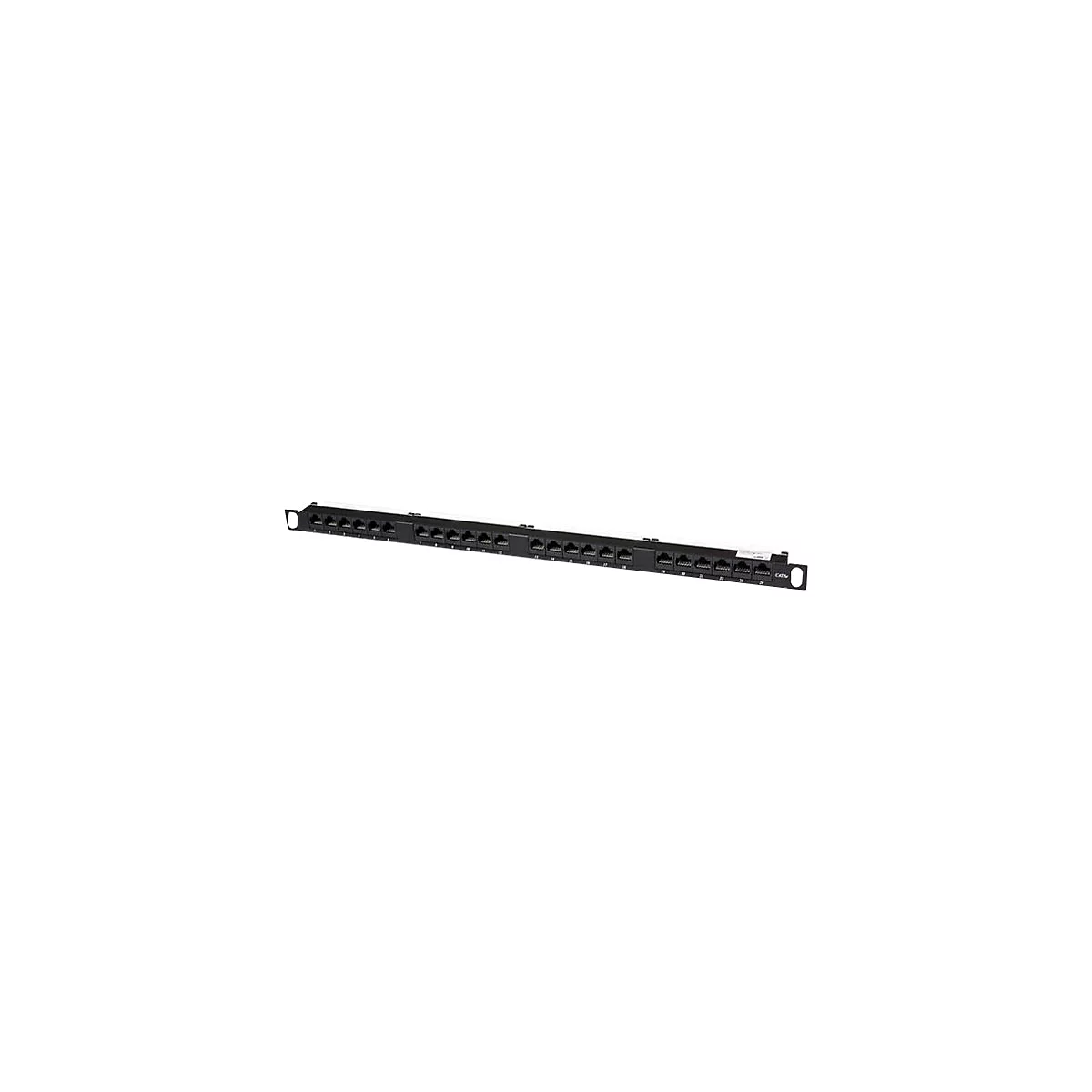 StarTech.com 24 Port 0.5U Cat5e Patch Panel - RJ45 Ethernet Rack Mount Cat 5e 110 Patch Panel - Rackmount Network Patch Panel (PANELHU24) - Patch Panel