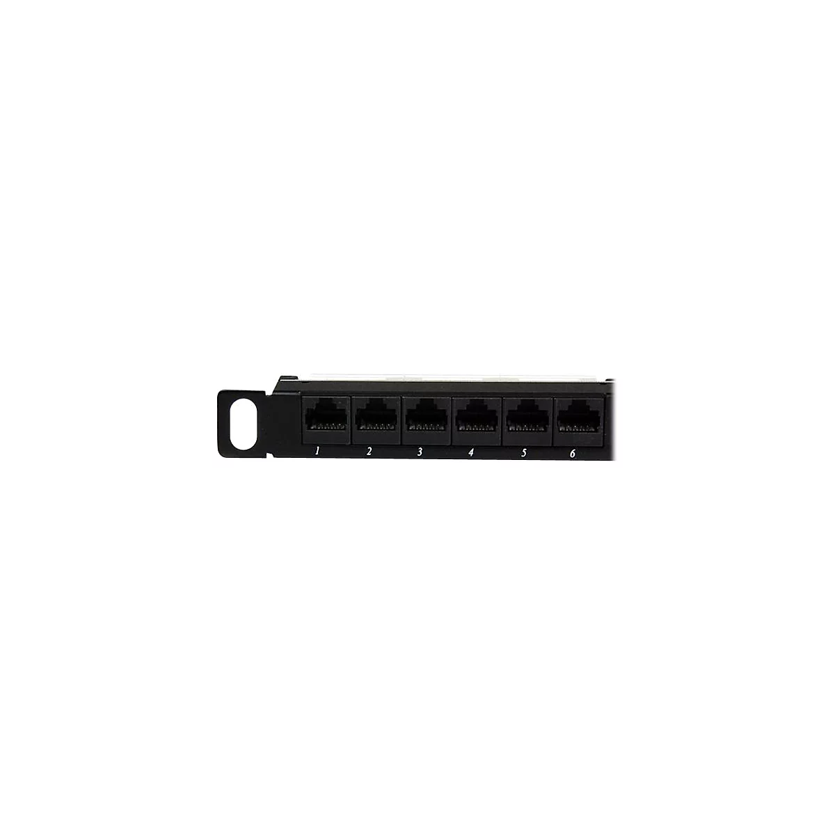StarTech.com 24 Port 0.5U Cat5e Patch Panel - RJ45 Ethernet Rack Mount Cat 5e 110 Patch Panel - Rackmount Network Patch Panel (PANELHU24) - Patch Panel