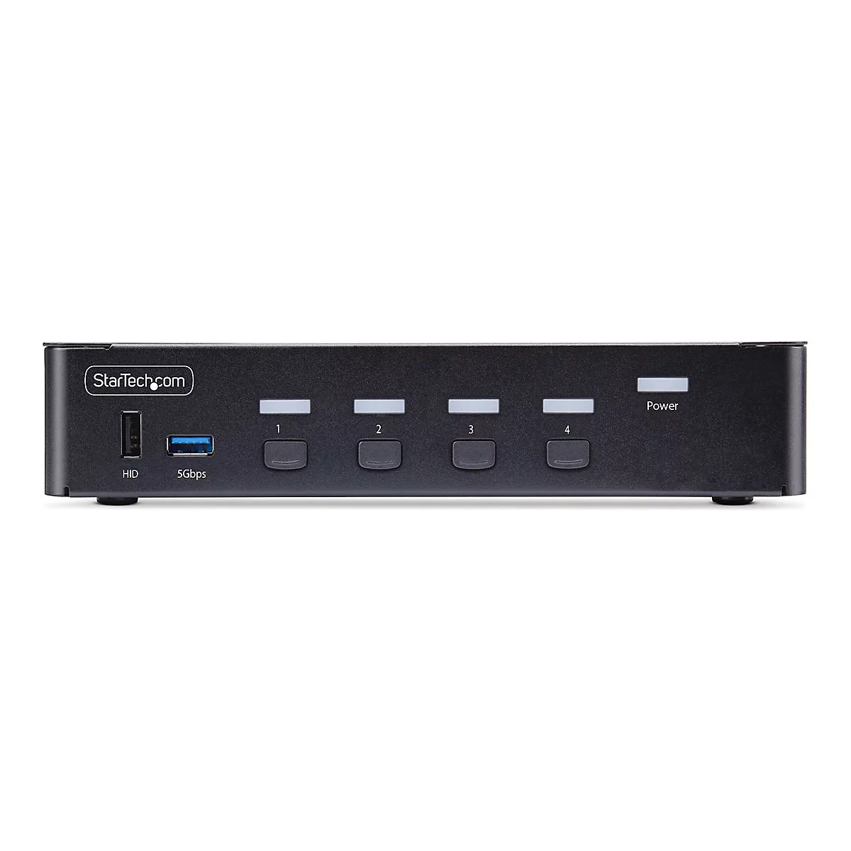 StarTech.com 4-Port DisplayPort 1.4 KVM Switch, 8K 60Hz / 4K 144Hz, 2x USB 3.0 Ports, 4x USB 2.0 Ports, Hotkey Switching, TAA Compliant (D86A2-4-PORT-8K-KVM) - KVM-/Audio-/USB-Switch - 4 x KVM/Audio/USB - 1 lokaler Benutzer - Desktop - TAA-konform