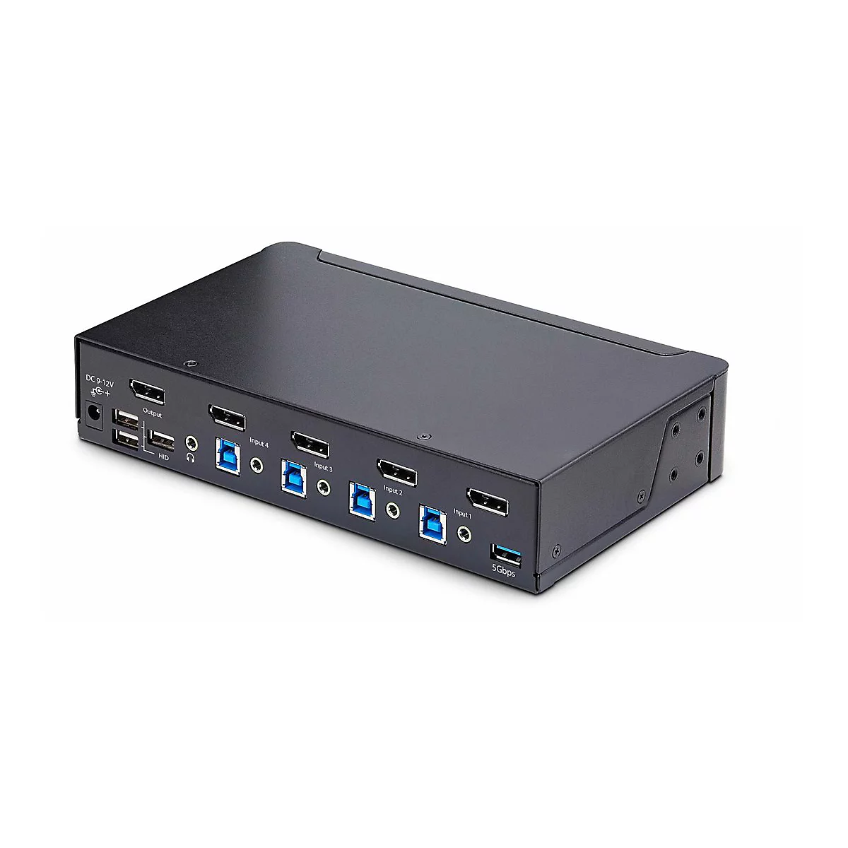 StarTech.com 4-Port DisplayPort 1.4 KVM Switch, 8K 60Hz / 4K 144Hz, 2x USB 3.0 Ports, 4x USB 2.0 Ports, Hotkey Switching, TAA Compliant (D86A2-4-PORT-8K-KVM) - KVM-/Audio-/USB-Switch - 4 x KVM/Audio/USB - 1 lokaler Benutzer - Desktop - TAA-konform