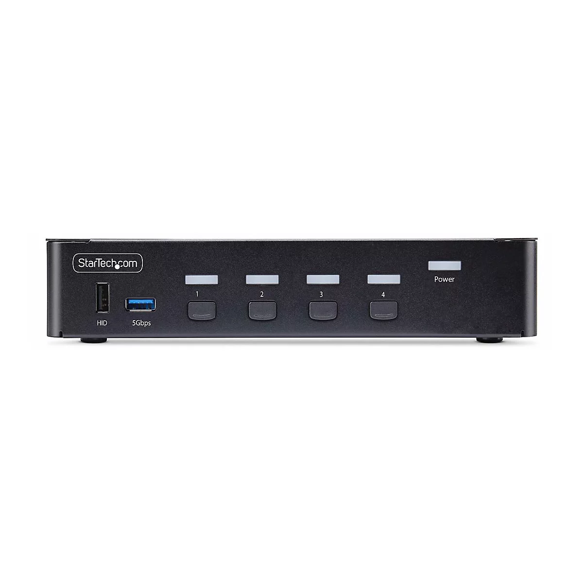 StarTech.com 4-Port DisplayPort 1.4 KVM Switch, 8K 60Hz / 4K 144Hz, 2x USB 3.0 Ports, 4x USB 2.0 Ports, Hotkey Switching, TAA Compliant (D86A2-4-PORT-8K-KVM) - KVM-/Audio-/USB-Switch - 4 x KVM/Audio/USB - 1 lokaler Benutzer - Desktop - TAA-konform