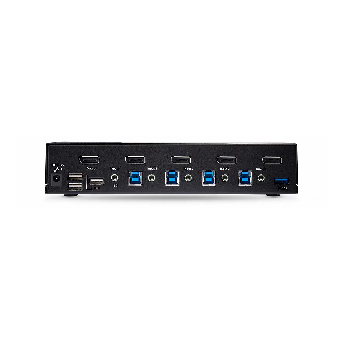 StarTech.com 4-Port DisplayPort 1.4 KVM Switch, 8K 60Hz / 4K 144Hz, 2x USB 3.0 Ports, 4x USB 2.0 Ports, Hotkey Switching, TAA Compliant (D86A2-4-PORT-8K-KVM) - KVM-/Audio-/USB-Switch - 4 x KVM/Audio/USB - 1 lokaler Benutzer - Desktop - TAA-konform