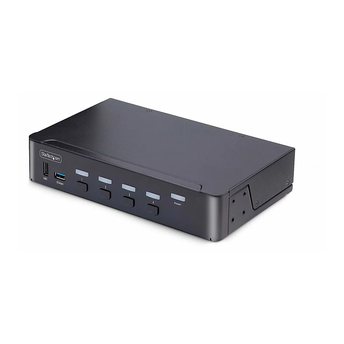 StarTech.com 4-Port DisplayPort 1.4 KVM Switch, 8K 60Hz / 4K 144Hz, 2x USB 3.0 Ports, 4x USB 2.0 Ports, Hotkey Switching, TAA Compliant (D86A2-4-PORT-8K-KVM) - KVM-/Audio-/USB-Switch - 4 x KVM/Audio/USB - 1 lokaler Benutzer - Desktop - TAA-konform