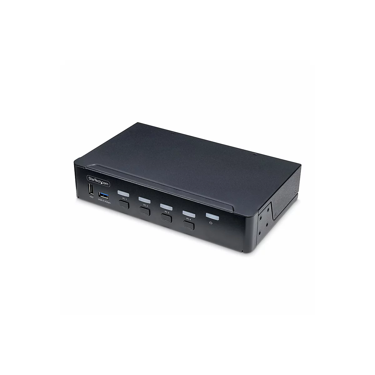 StarTech.com 4-Port DisplayPort KVM Switch, 4K 60Hz, TAA Compliant - KVM-/Audio-/USB-Switch - 4 x KVM/Audio/USB - 1 lokaler Benutzer - Desktop - TAA-konform