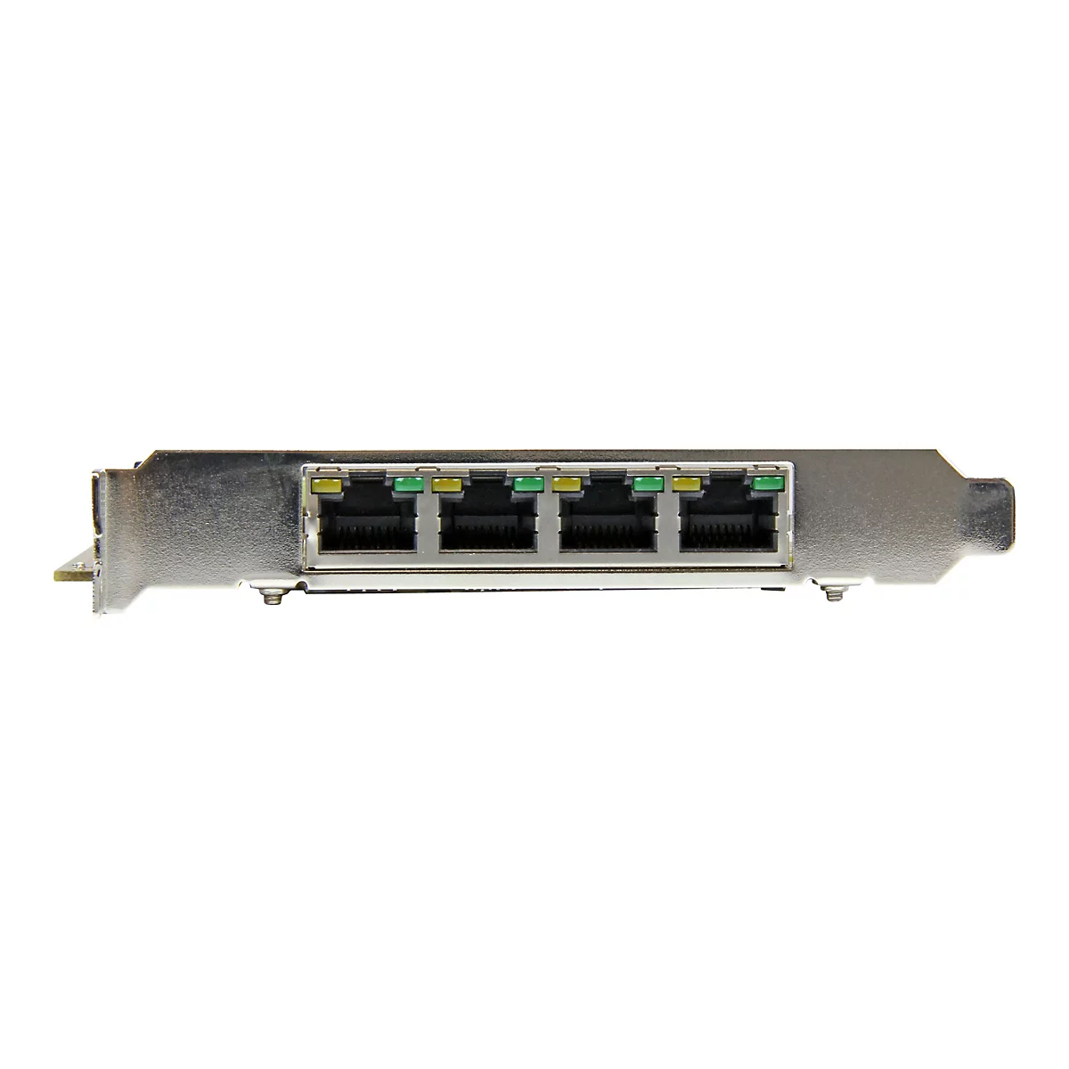 StarTech.com 4 Port Gigabit Power over Ethernet PCI Express Netzwerkkarte - PSE / PoE PCIe NIC - 4-fach (Quad) PCI-e Karte - Netzwerkadapter - PCIe x4 - Gigabit Ethernet x 4