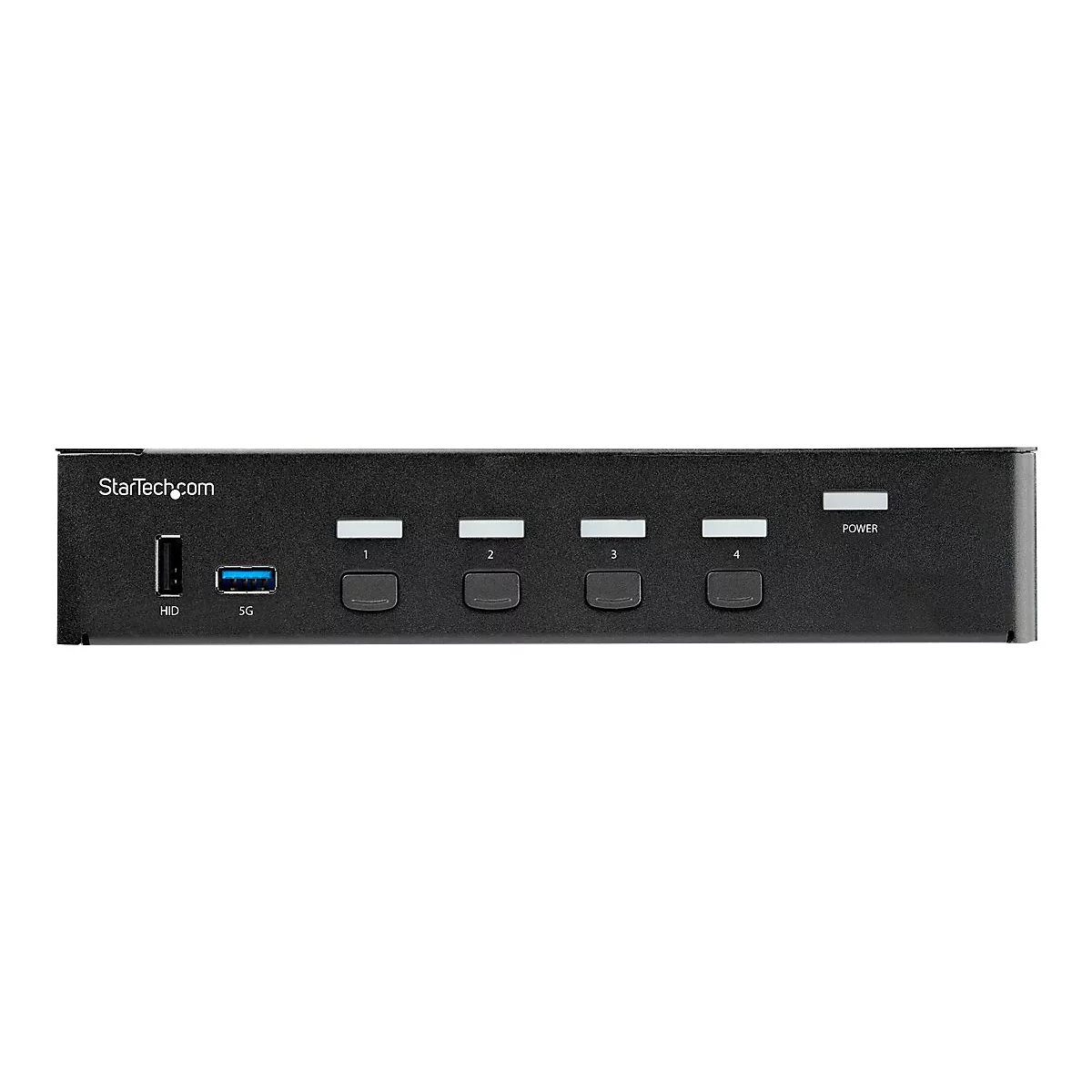 StarTech.com 4 Port HDMI KVM Switch - Einzelmonitor 4K 60Hz Ultra HD HDR - HDMI 2.0 KVM Switch mit 2 Port USB 3.0 Hub (5 Gbit/s) und 4x USB 2.0 HID, Audio - Hotkey - TAA (SV431HU34K6) - KVM-/Audio-Switch - 4 Anschlüsse - an Rack montierbar - TAA-k...