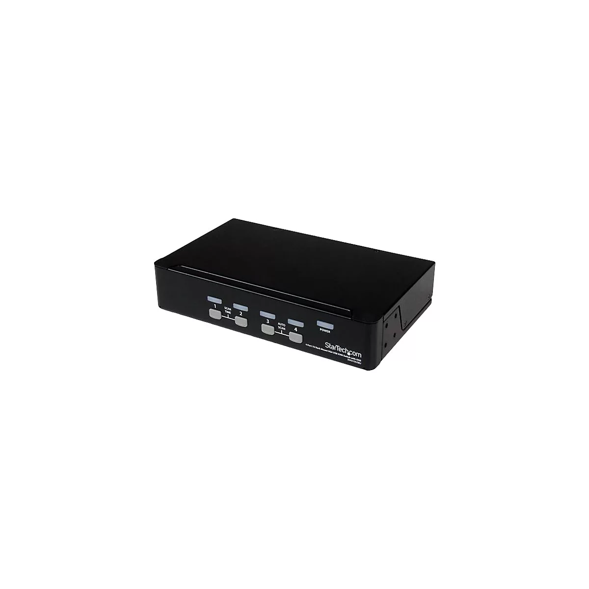StarTech.com 4-Port USB KVM Swith with OSD - TAA Compliant - 1U Rack Mountable VGA KVM Switch (SV431DUSBU) - KVM-Switch - 4 Anschlüsse
