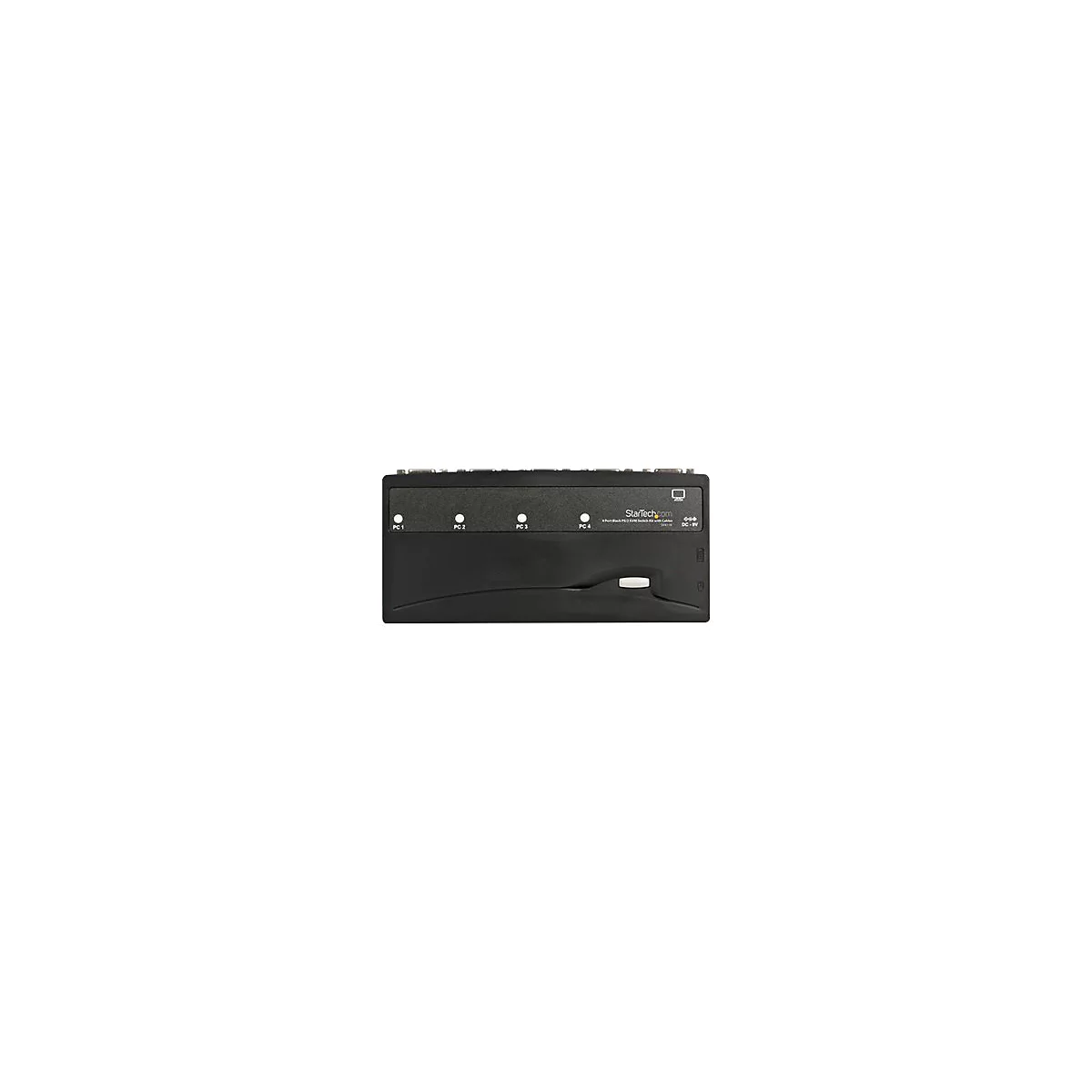 StarTech.com 4 Port VGA / PS/2 KVM Switch - PS/2 KVM Umschalter inkl. Kabel - 4 Port Desktop KVM Umschalter 1x PS/2 und 4x VGA Buchse - KVM-Switch - 4 Anschlüsse