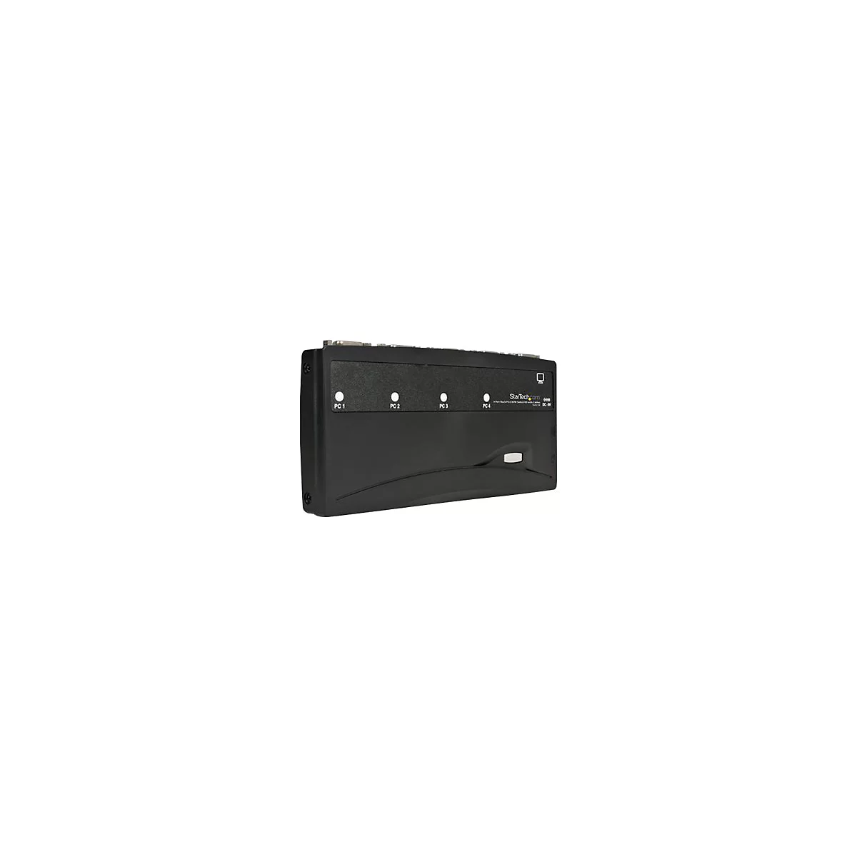 StarTech.com 4 Port VGA / PS/2 KVM Switch - PS/2 KVM Umschalter inkl. Kabel - 4 Port Desktop KVM Umschalter 1x PS/2 und 4x VGA Buchse - KVM-Switch - 4 Anschlüsse
