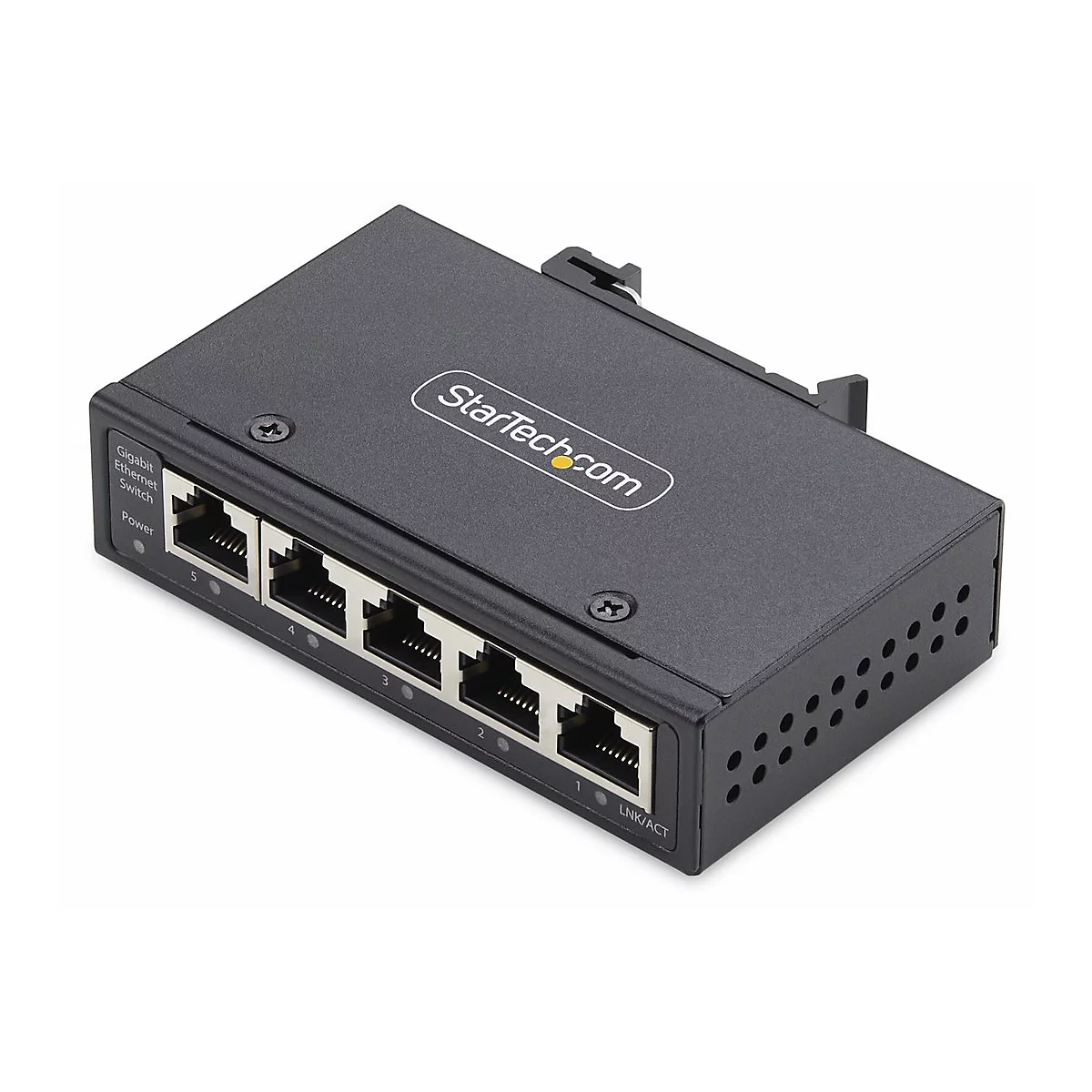 StarTech.com 5-Port Unmanaged Industrial Ethernet Switch - IP30 - TAA - Switch - unmanaged - 5 x 10/100/1000Base-T