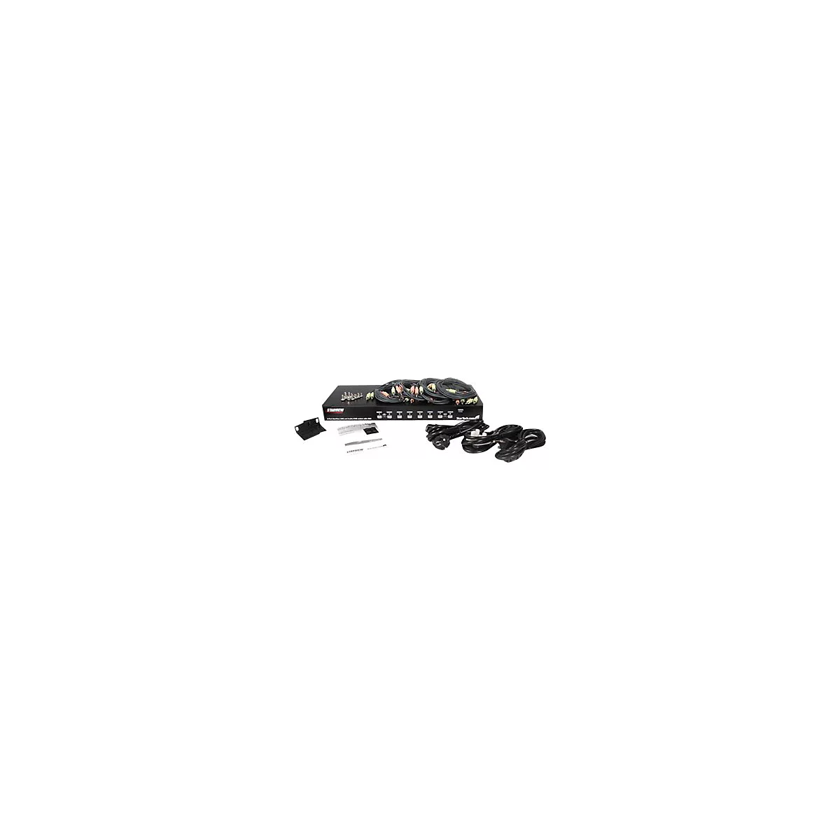 StarTech.com 8 Port Rackmount USB VGA KVM Switch - 8-fach VGA Umschalter mit Audio und OSD (On-Screen-Display) - KVM-/Audio-Switch - 8 Anschlüsse