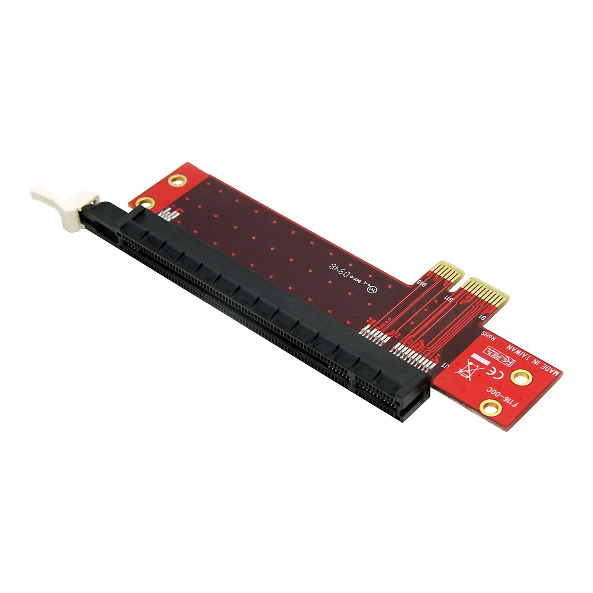 StarTech.com Adaptateur de fente d'extension à faible encombrement PCI Express x1 vers x16 - Adaptateur pour emplacements PCIe x1 vers PCIe x16