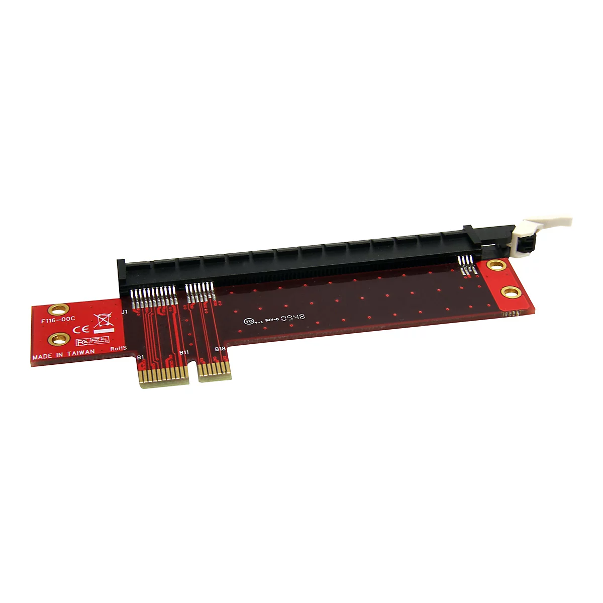 StarTech.com Adaptateur de fente d'extension à faible encombrement PCI Express x1 vers x16 - Adaptateur pour emplacements PCIe x1 vers PCIe x16
