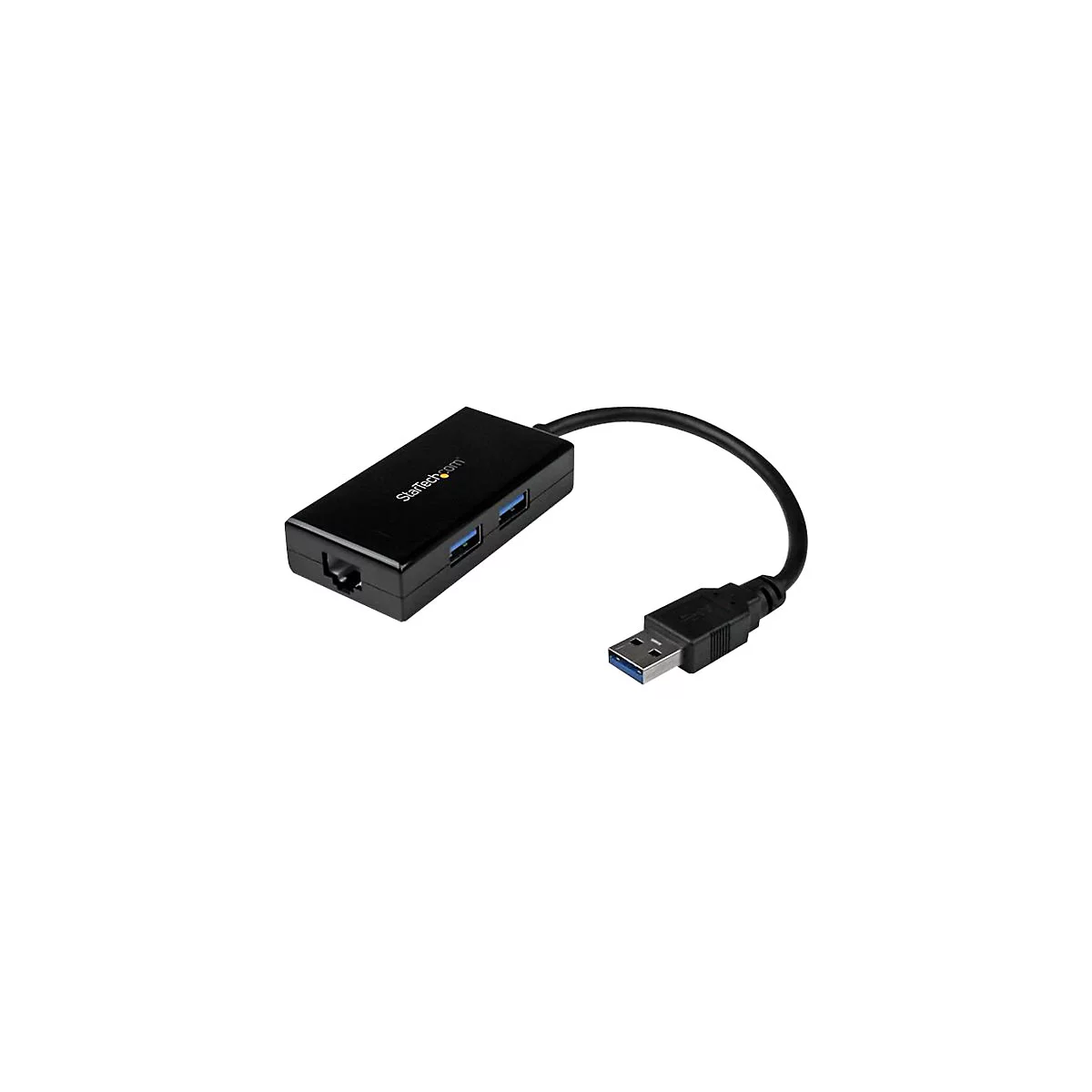 StarTech.com Adaptateur réseau USB 3.0 vers Gigabit Ethernet avec hub USB 3.0 à 2 ports (USB31000S2H) - adaptateur réseau - USB 3.0 - Gigabit Ethernet x 1