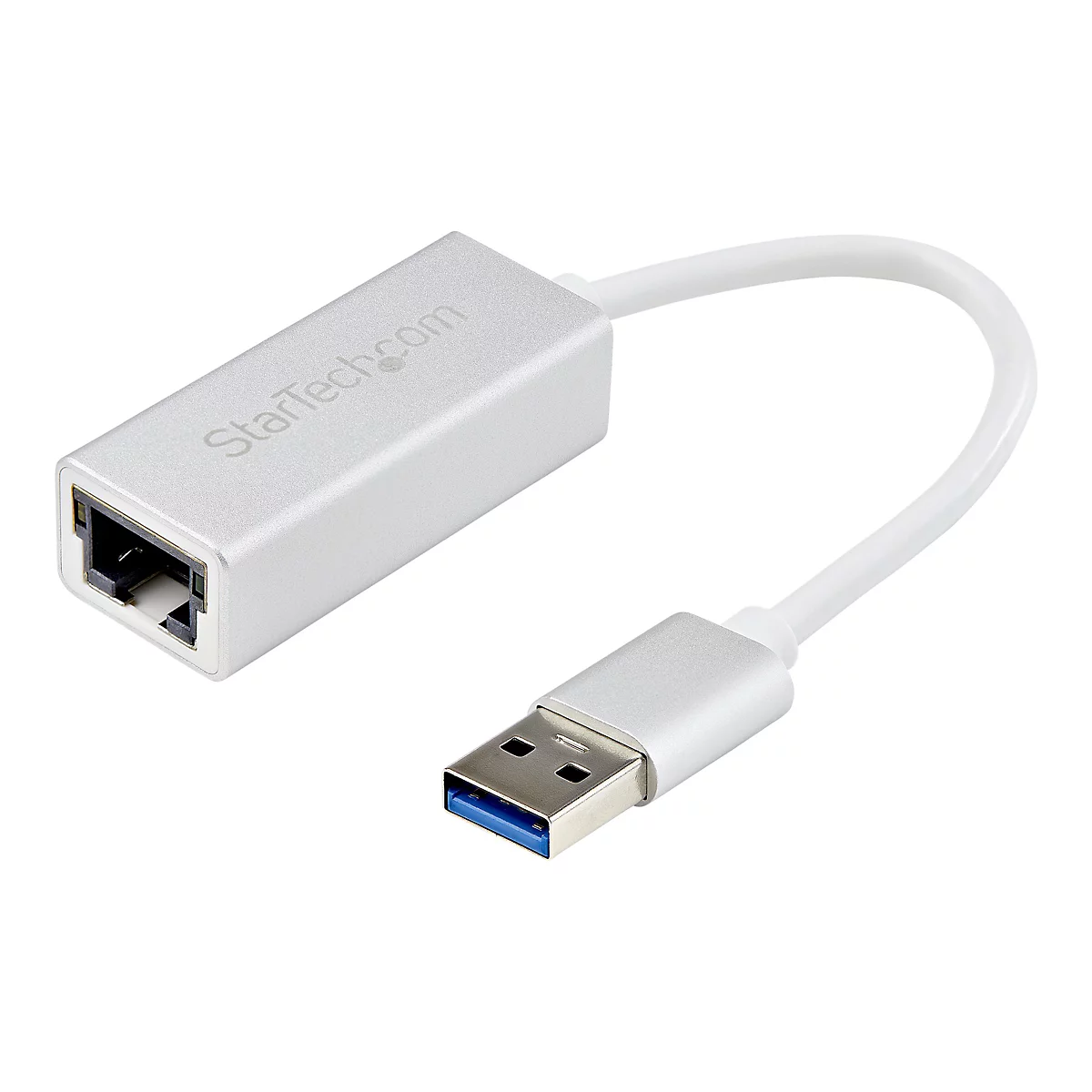 StarTech.com Adaptateur réseau USB 3.0 vers Gigabit Ethernet - Convertisseur USB vers RJ45 - M/F - Argent (USB31000SA) - adaptateur réseau - USB 3.0 - Gigabit Ethernet x 1