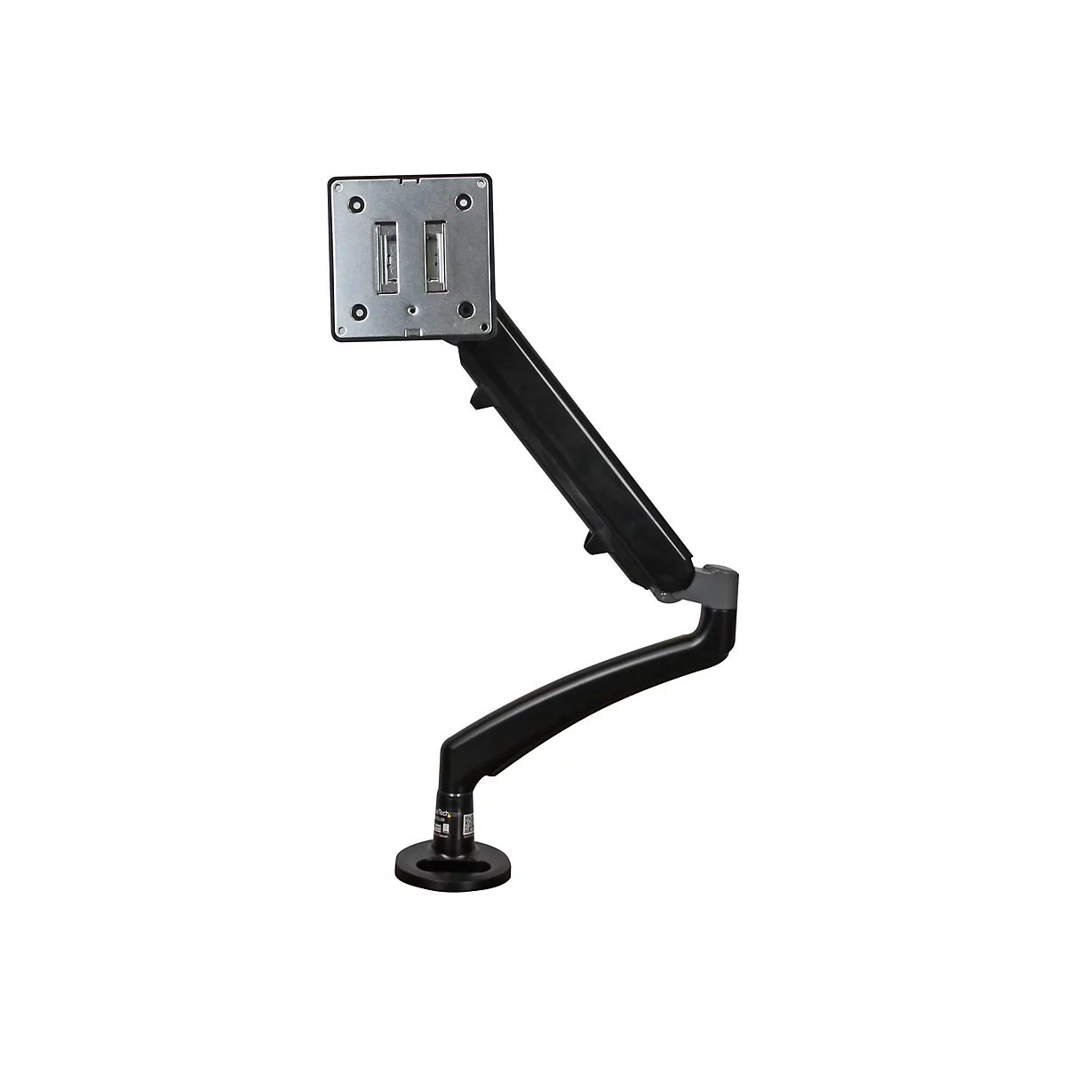 StarTech.com ARMSLIM Monitorhalterung (mit Tischhalterung, Monitorarm mit Kabelmanagement, für bis zu 34 Zoll Bildschirme) - Befestigungskit - einstellbarer Arm - für LCD-Display - Schwarz