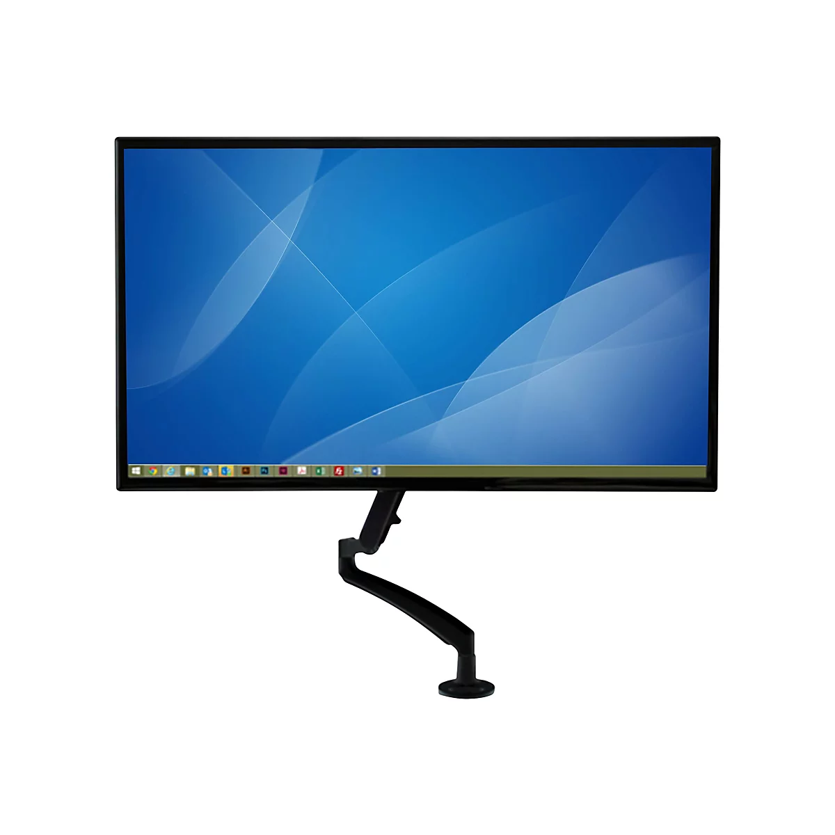 StarTech.com ARMSLIM Monitorhalterung (mit Tischhalterung, Monitorarm mit Kabelmanagement, für bis zu 34 Zoll Bildschirme) - Befestigungskit - einstellbarer Arm - für LCD-Display - Schwarz