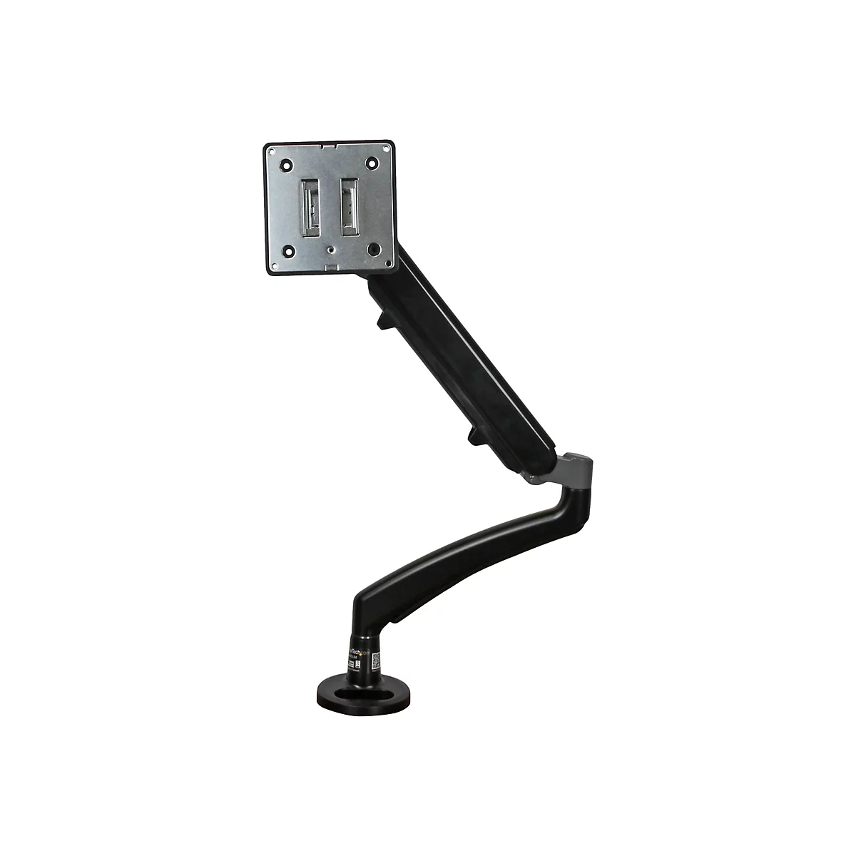 StarTech.com ARMSLIM Monitorhalterung (mit Tischhalterung, Monitorarm mit Kabelmanagement, für bis zu 34 Zoll Bildschirme) - Befestigungskit - einstellbarer Arm - für LCD-Display - Schwarz