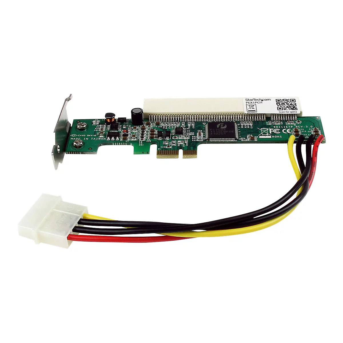 StarTech.com Carte Adaptateur PCI Express vers PCI - 1x PCI Express Mâle - 1x PCI Slot Femelle - Adaptateur pour logement PCIe x1 vers PCI