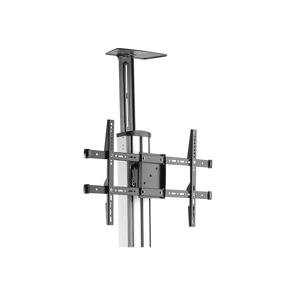 StarTech.com Chariot TV pour écran de 32 po à 75 po - Réglage de la hauteur sans effort (STNDMTV70) - chariot - pour écran plat - noir, argent